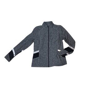 Beyond Yoga Womens Grey Full-Zip Jacket XL 1873